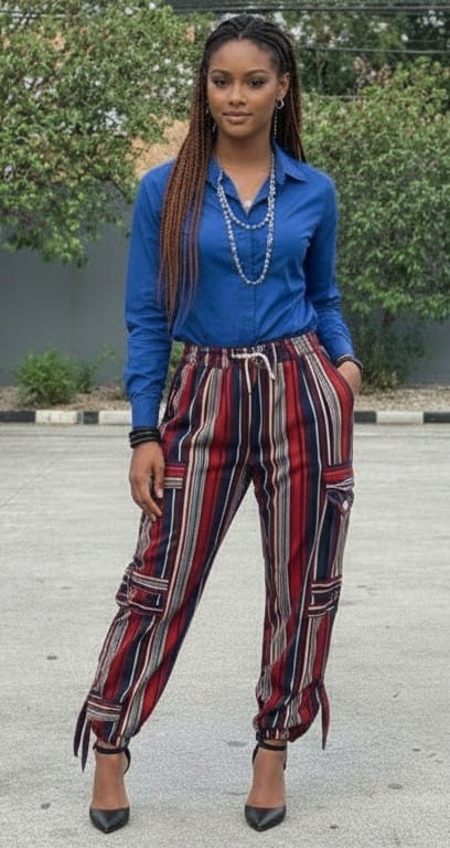 "Ajoke" Asooke Combat Pants