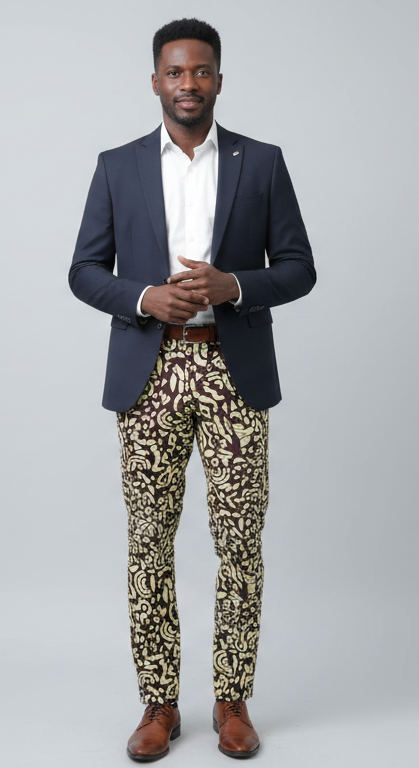 Golden Ember Ankara Pant