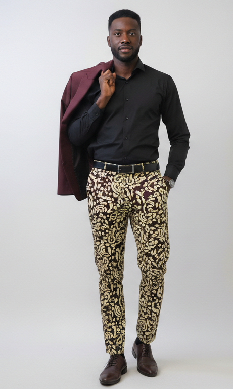 Golden Ember Ankara Pant