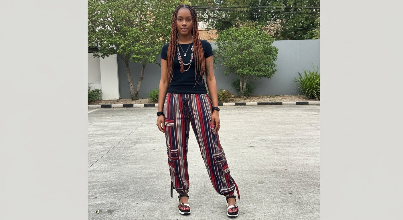 "Ajoke" Asooke Combat Pants