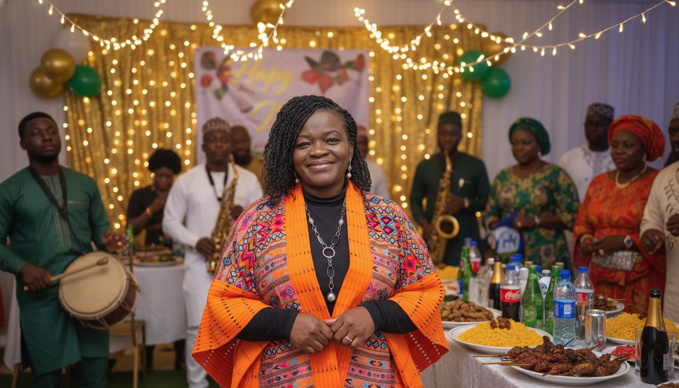 Aso Oke & Ankara Kimono