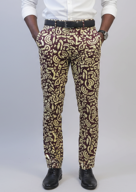 Golden Ember Ankara Pant